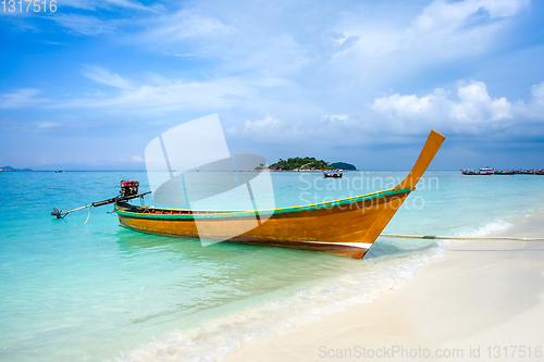 Image of Long tail boat in Koh Lipe, Thailand