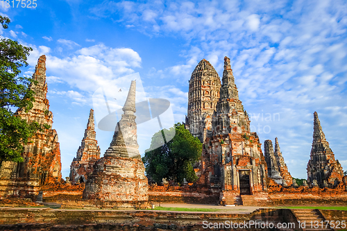 Image of Wat Chaiwatthanaram temple, Ayutthaya, Thailand