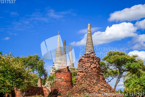 Image of Wat Phra Si Sanphet temple, Ayutthaya, Thailand