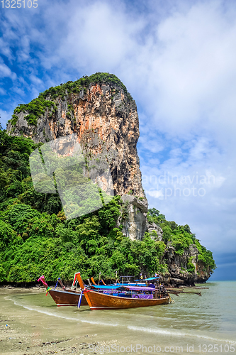 Image of Railay beach in Krabi, Thailand