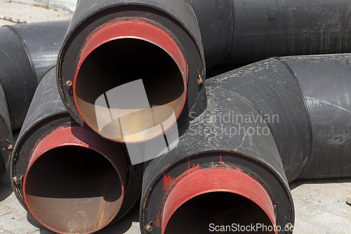 Image of Black rubber tube