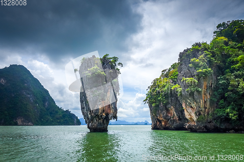 Image of Ko tapu island in Phang Nga Bay, Thailand