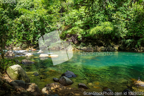 Image of River in jungle rainforest, Khao Sok, Thailand
