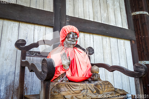 Image of Binzuru statue in Daibutsu-den Todai-ji temple, Nara, Japan