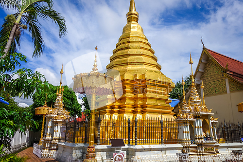 Image of Wat Chomphu temple, Chiang Mai, Thailand