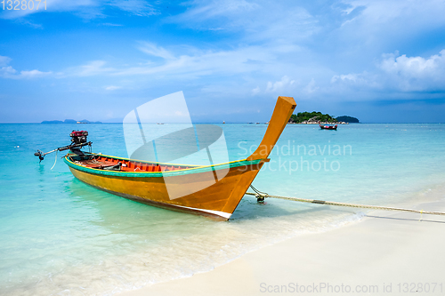 Image of Long tail boat in Koh Lipe, Thailand