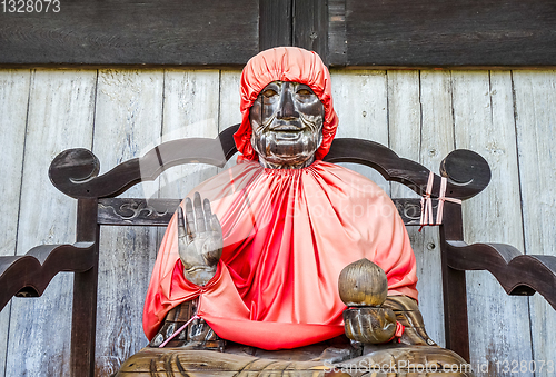 Image of Binzuru statue in Daibutsu-den Todai-ji temple, Nara, Japan