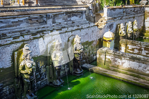 Image of Bathing temple in Goa Gajah elephant cave, Ubud, Bali, Indonesia