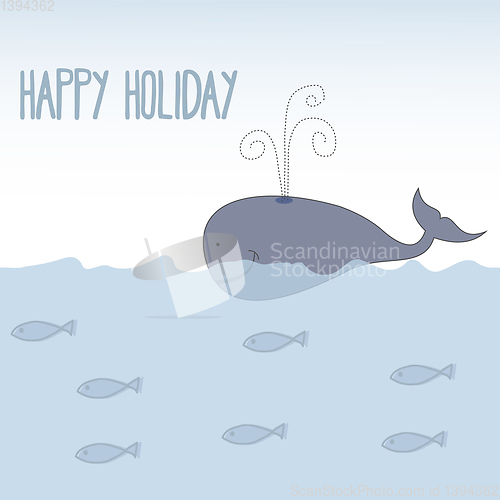 Image of Summer holiday childish banner