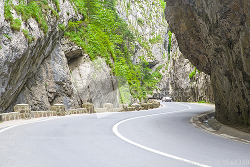 Image of Curvy road in a canyon