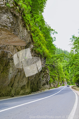 Image of Road in rocky mountain