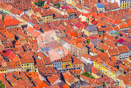 Image of Aerial view of medieval city