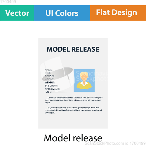 Image of Icon of model release document