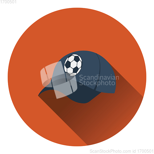 Image of Football fans cap icon