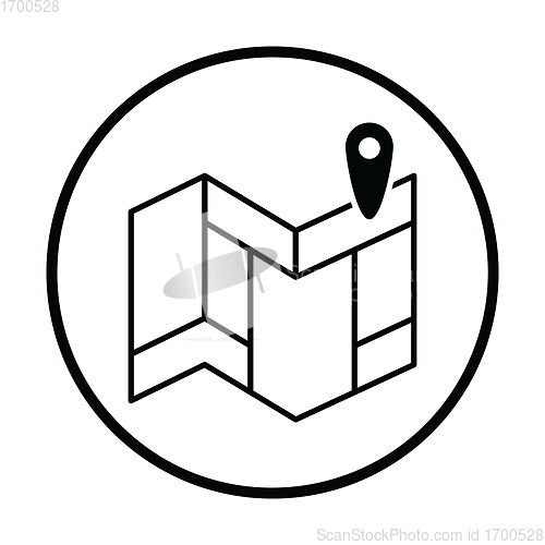 Image of Navigation map icon