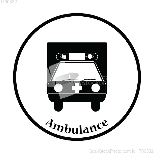 Image of Ambulance car icon