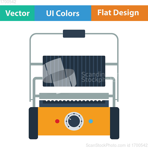 Image of Kitchen electric grill icon