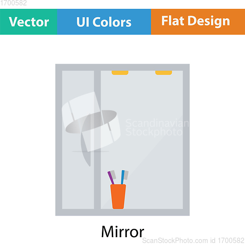 Image of Bathroom mirror icon