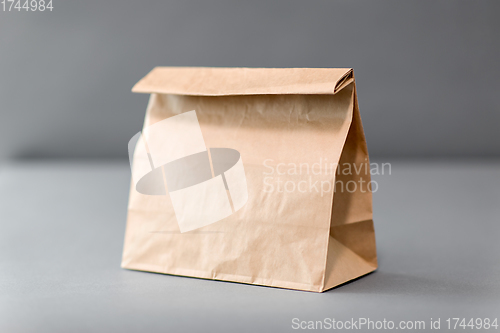 Image of takeaway food in paper bag with lunch