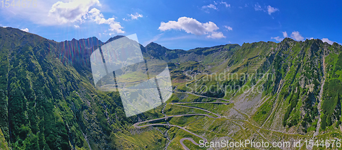 Image of Fagaras mountain panorama