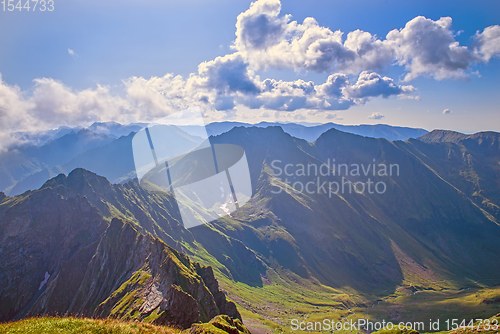 Image of Beautiful summer landscape in the mountains