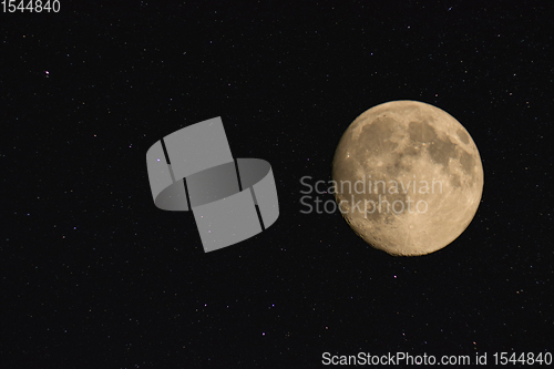 Image of Night sky and full Moon