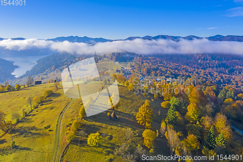 Image of Autumn landscape in mountains