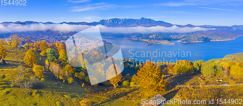 Image of Autumn mountain panorama