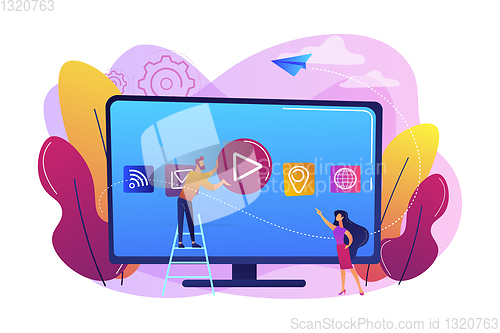 Image of concept vector illustration.