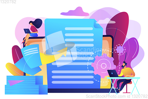 Image of Digital transformation concept vector illustration.