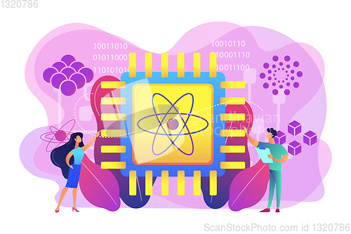 Image of Optical technology concept vector illustration.