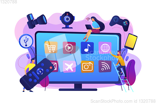 Image of concept vector illustration.
