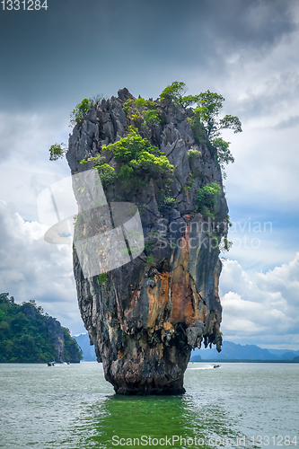 Image of Ko tapu island in Phang Nga Bay, Thailand