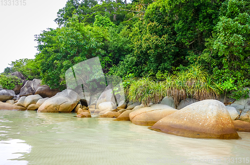 Image of Teluk Pauh beach in Perhentian Islands, Terengganu, Malaysia