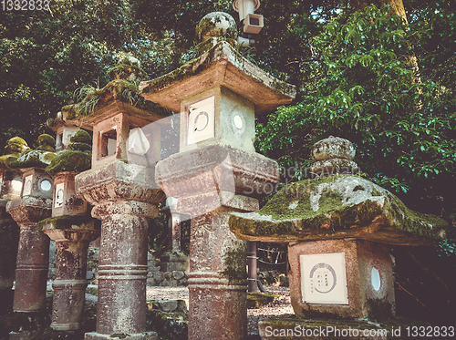 Image of Kasuga-Taisha Shrine lanterns, Nara, Japan