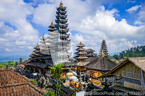 Image of Pura Besakih temple on mount Agung, Bali, Indonesia