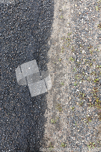 Image of Wet asphalt road