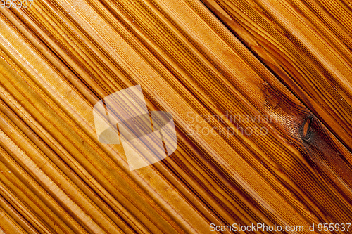 Image of varnished board close up