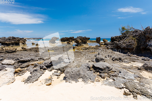 Image of rocky beach in Antsiranana, Diego Suarez, Madagascar