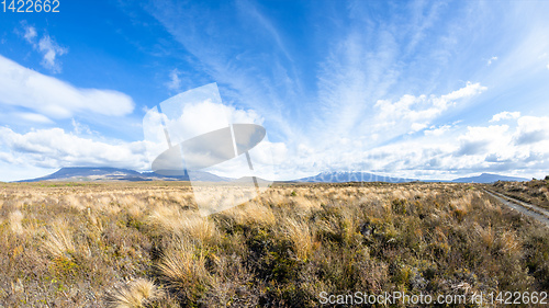 Image of Mount Ruapehu volcano in New Zealand