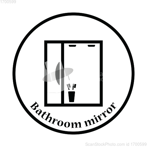 Image of Bathroom mirror icon