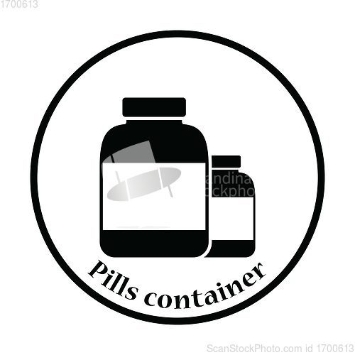 Image of Pills container icon