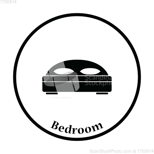 Image of Hotel bed icon