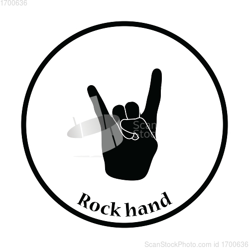 Image of Rock hand icon