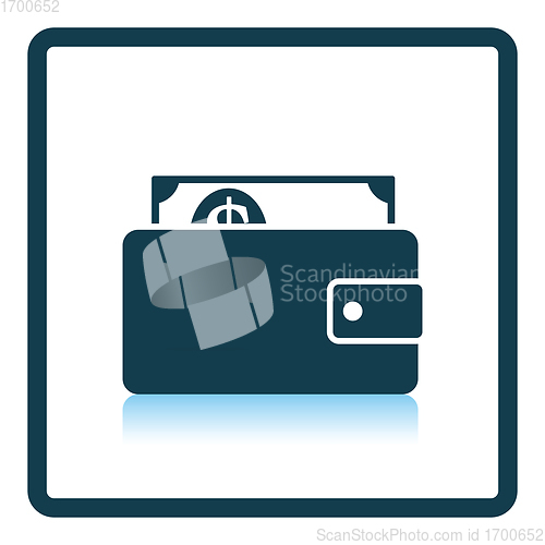 Image of Wallet with cash icon