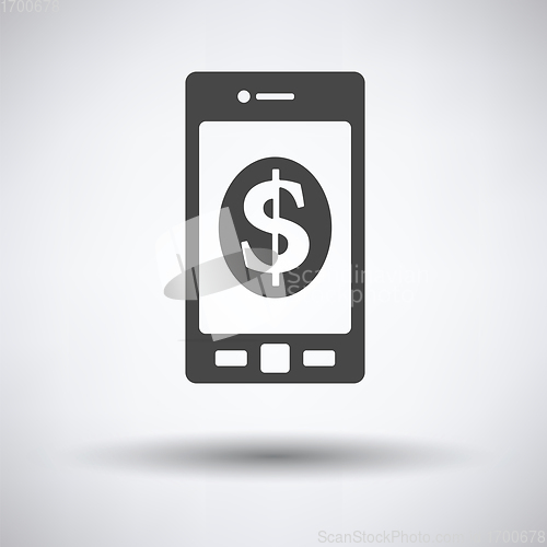 Image of Smartphone with dollar sign icon