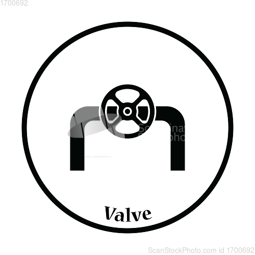 Image of Icon of Pipe with valve