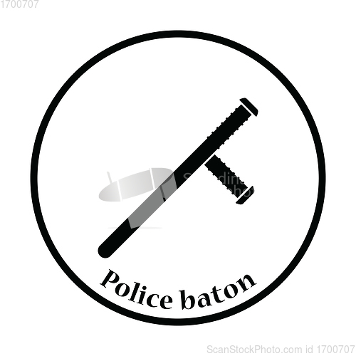 Image of Police baton icon