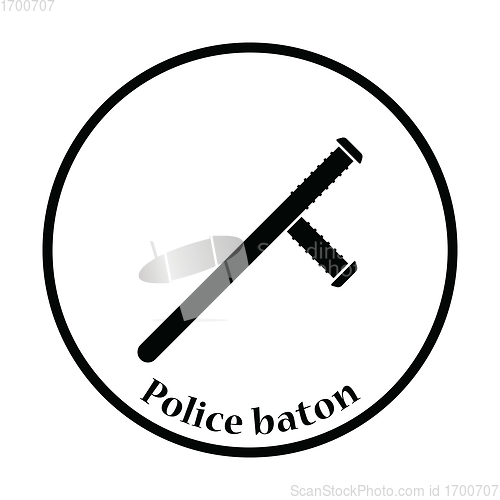 Image of Police baton icon