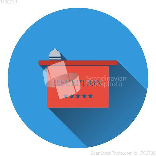 Image of Hotel reception desk icon